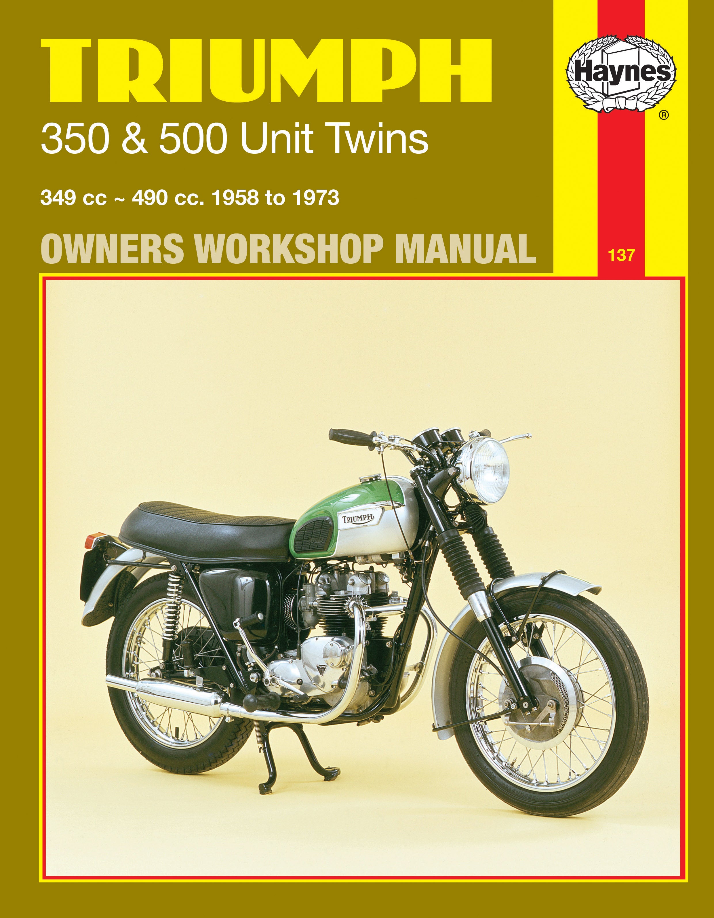 Triumph 350 & 500 Unit Twins (58 - 73) Haynes Repair Manual - Digital Edition