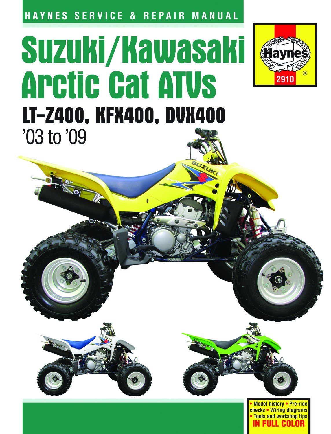 Arctic Cat/Kawasaki/Suzuki ATVs 2003-2009