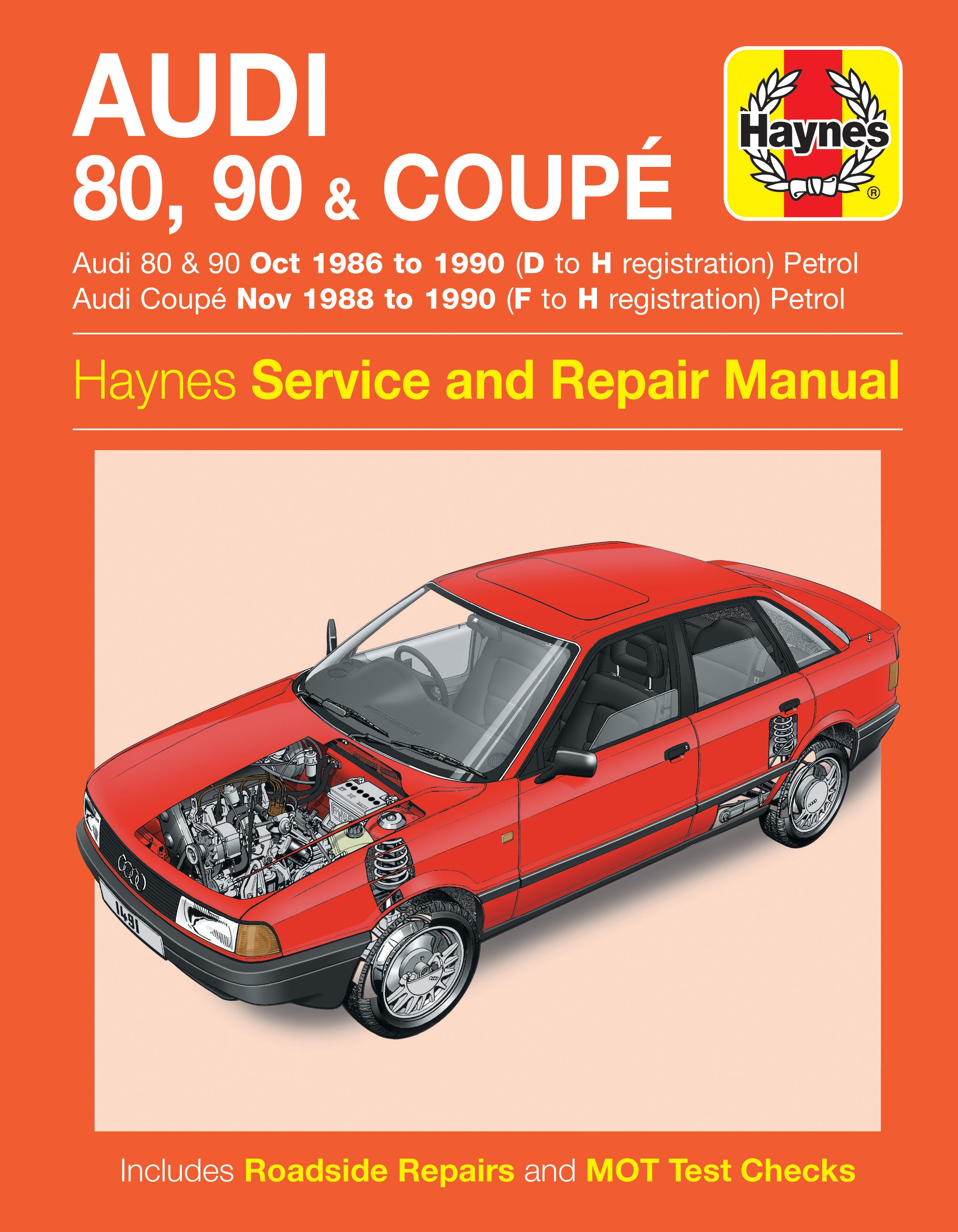 Audi 80/90 1986-1990 &amp; Coupe b (No Quattro) 1988-1990