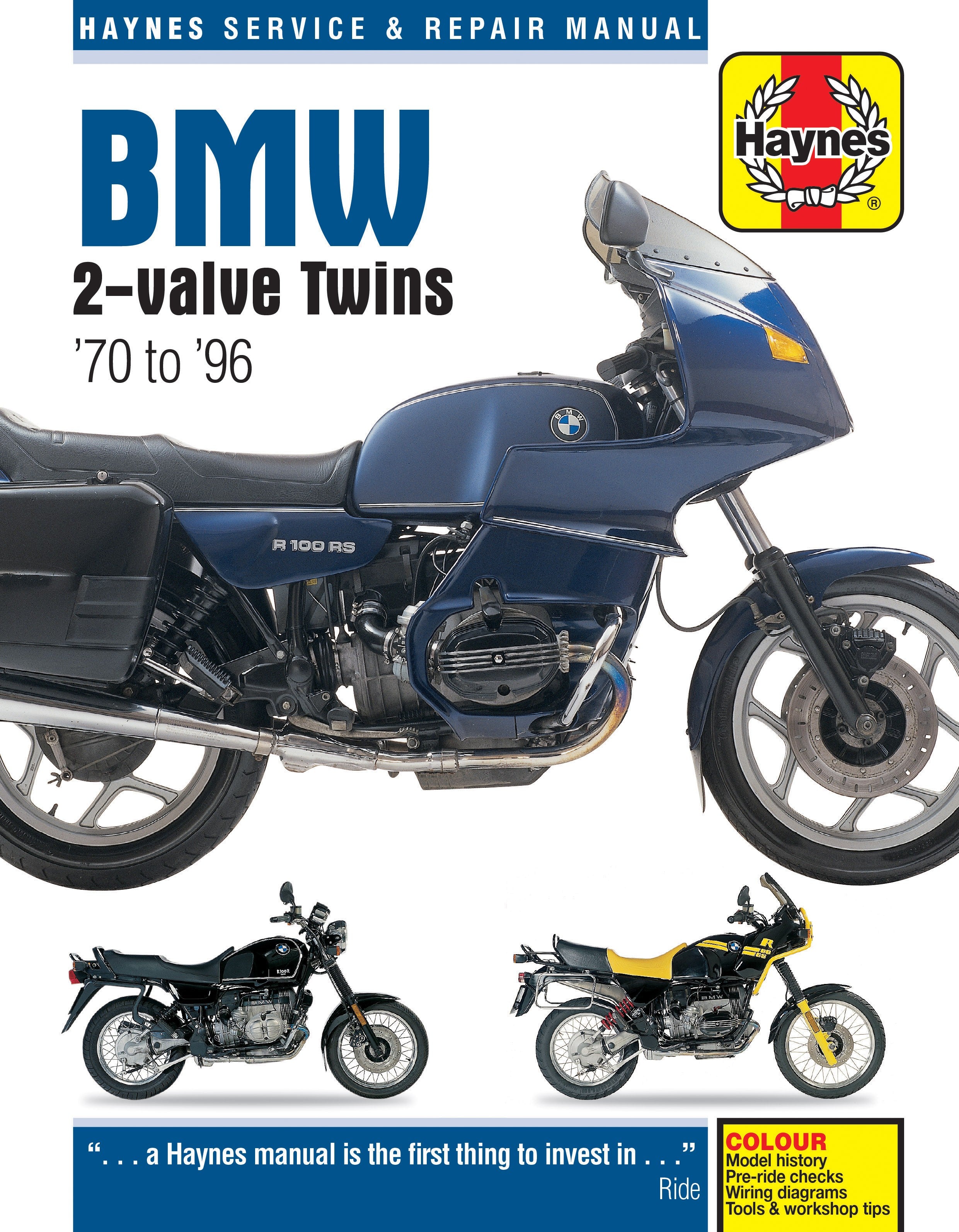 BMW 2-valve Twins R45-100 1970-1996