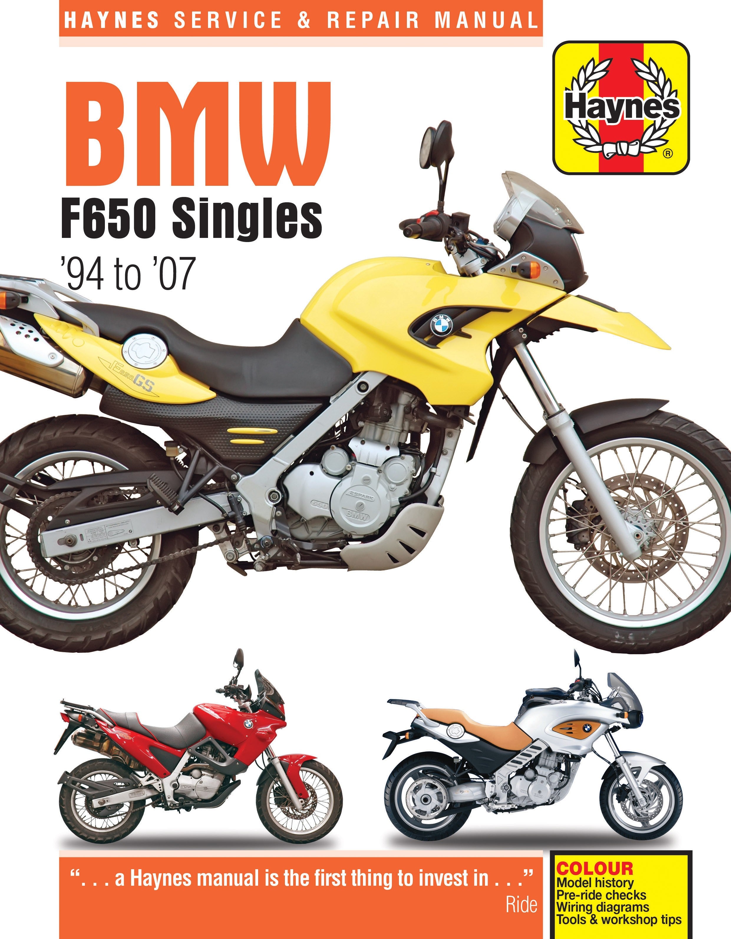 BMW F650 Singles 1994-2007