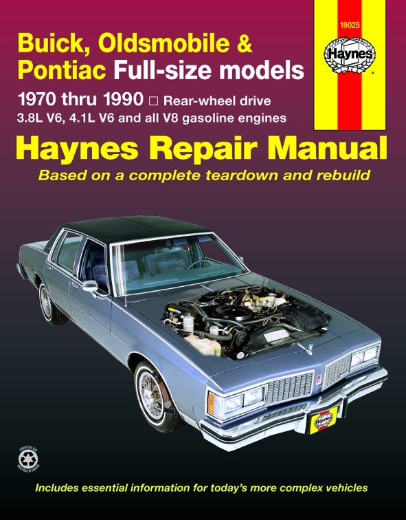 Buick/Oldsmobile/Pontiac Full-Size models 1970 - 1990