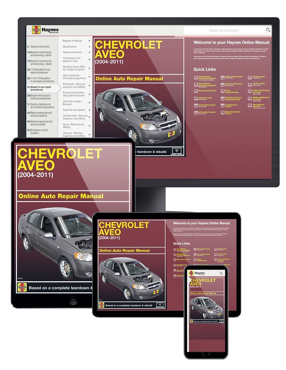 Chevrolet Aveo (04-11) Haynes Online Manual