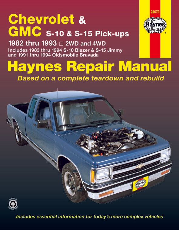 Chevrolet/GMC S-10/S-15 Pick-Ups 1982 - 1994