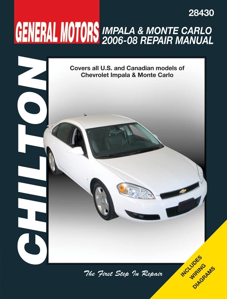 Chevrolet Impala & Monte Carlo 2006 - 2008