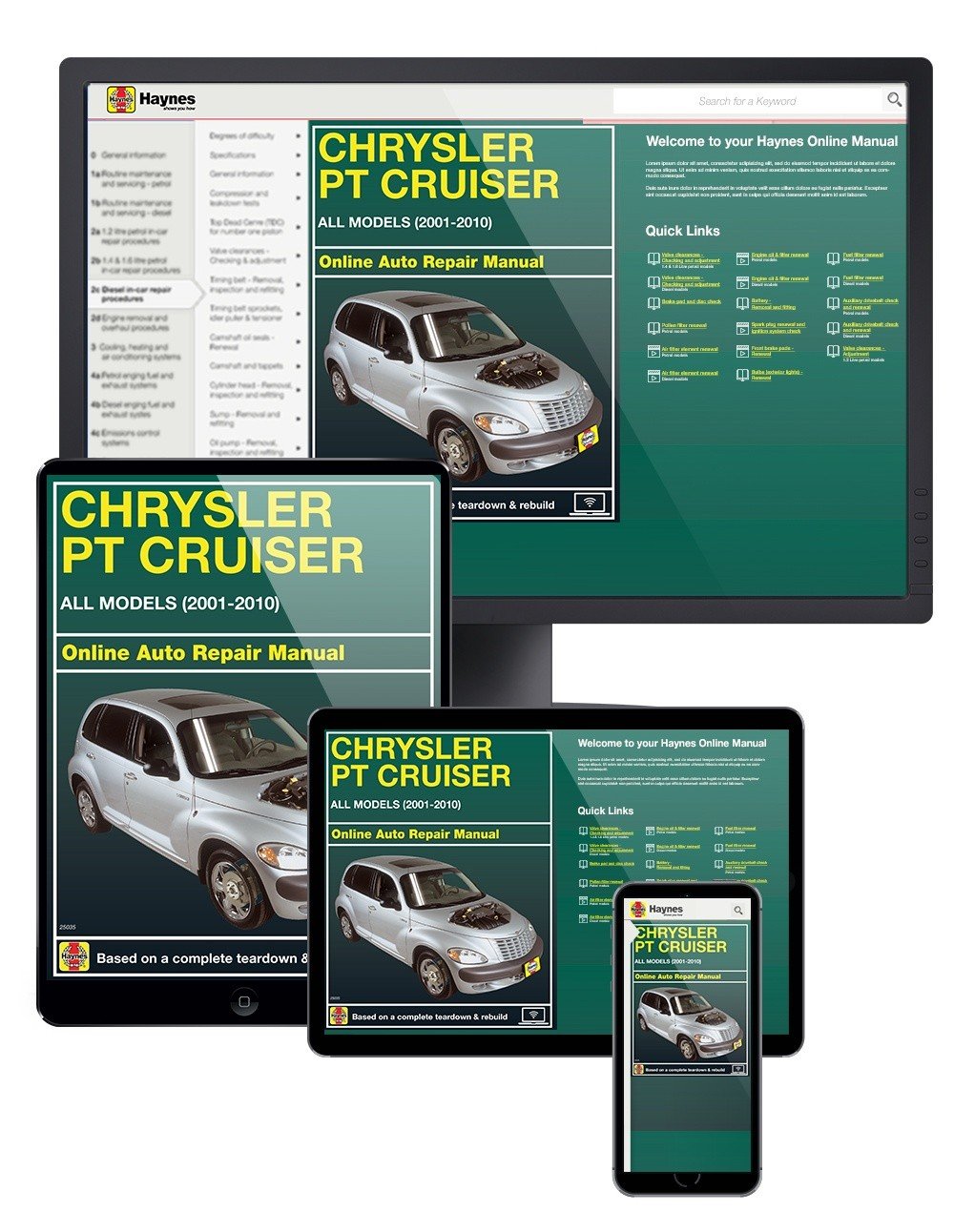 Chrysler PT Cruiser (01-10) Haynes Online Manual