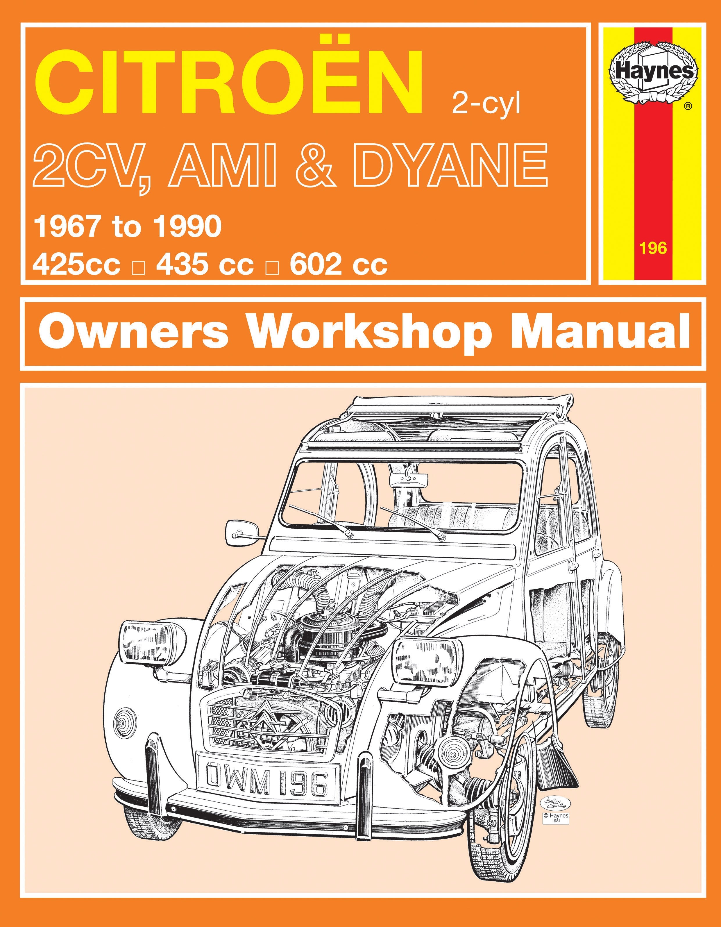 Citroen 2CV, Ami &amp; Dyane 1967-1990