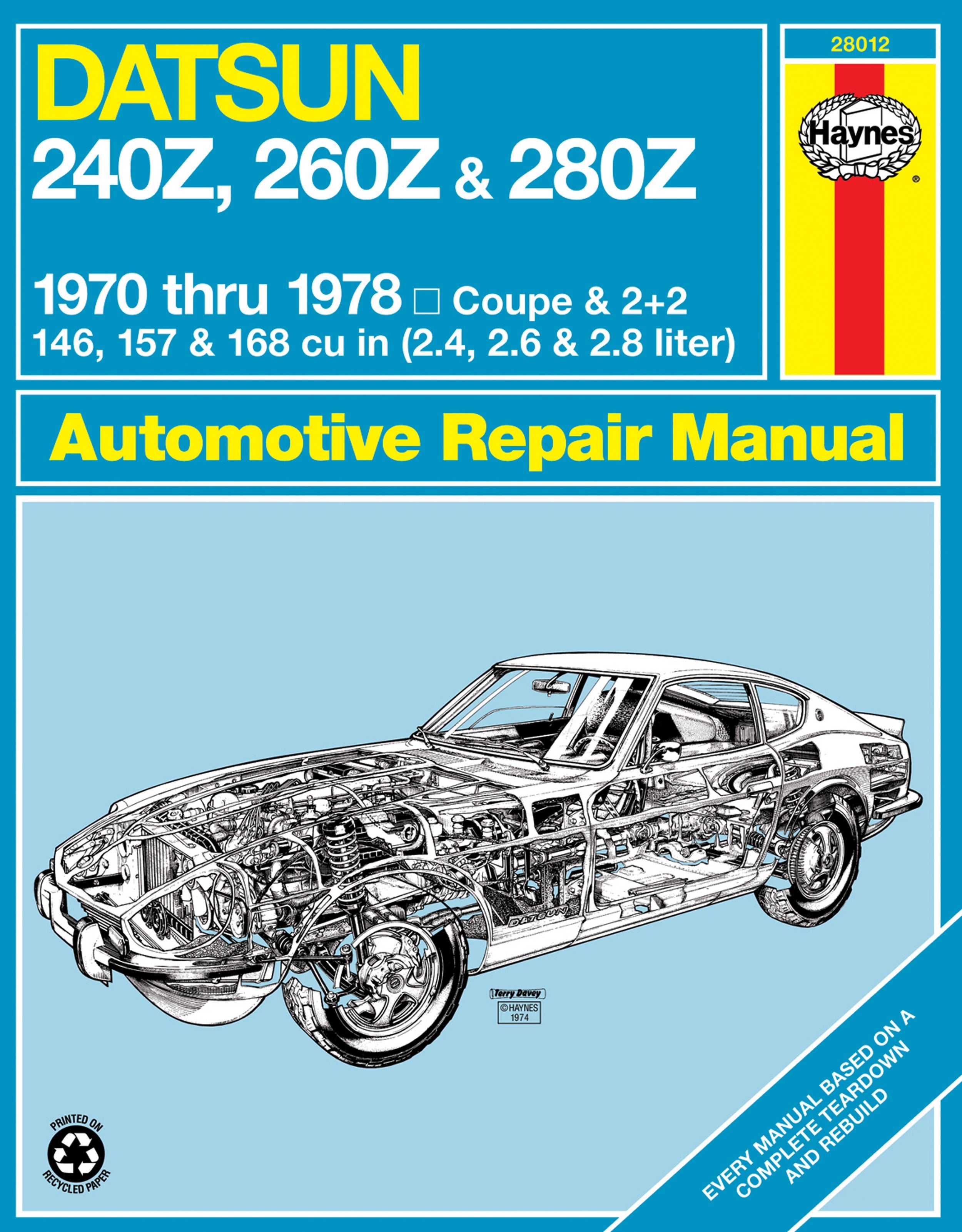 Datsun 240Z/260Z/280Z 2.4/2.6/2.8L 1970 - 1978