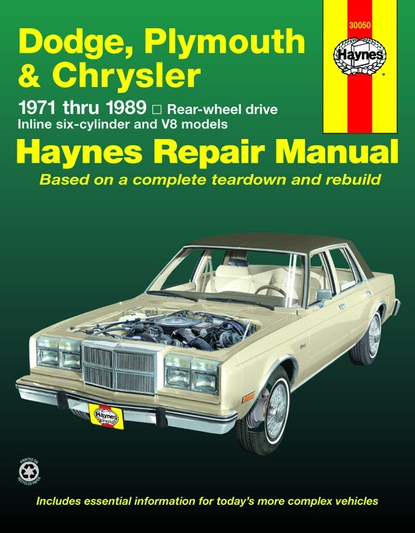 Dodge/Plymouth/Chrysler RWD 1971 - 1989