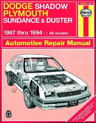 Dodge Shadow/Plymouth Sundance/Duster 1987 - 1994