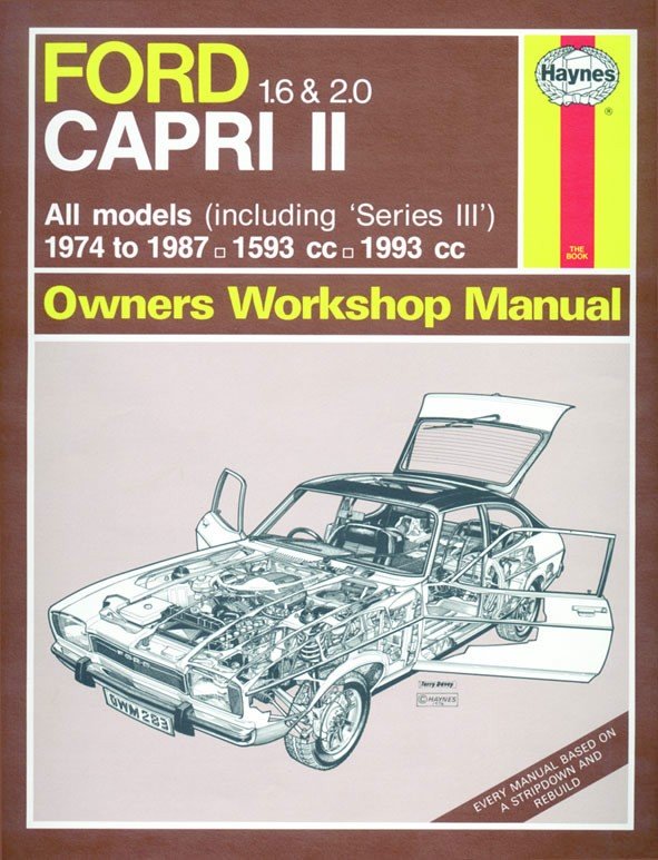 Ford Capri II (and III) 1.6 &amp; 2.0 (74 - 87) Haynes Repair Manual Digital Edition