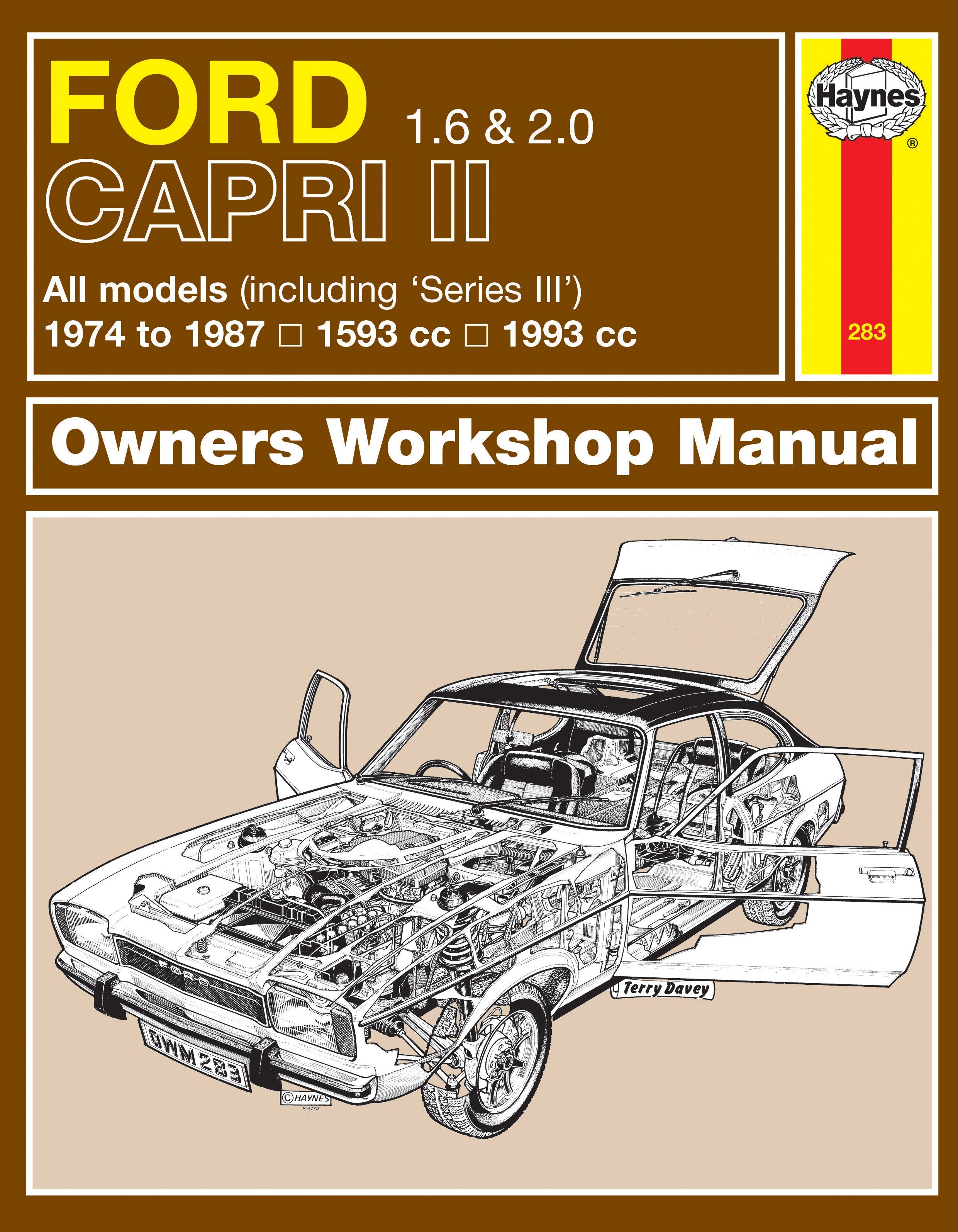 Ford Capri II/III 1974 - 1987 Classic Reprint