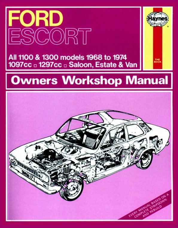 Ford Escort Mk I 1100 &amp; 1300 (68 - 74) Haynes Repair Manual - Digital Edition