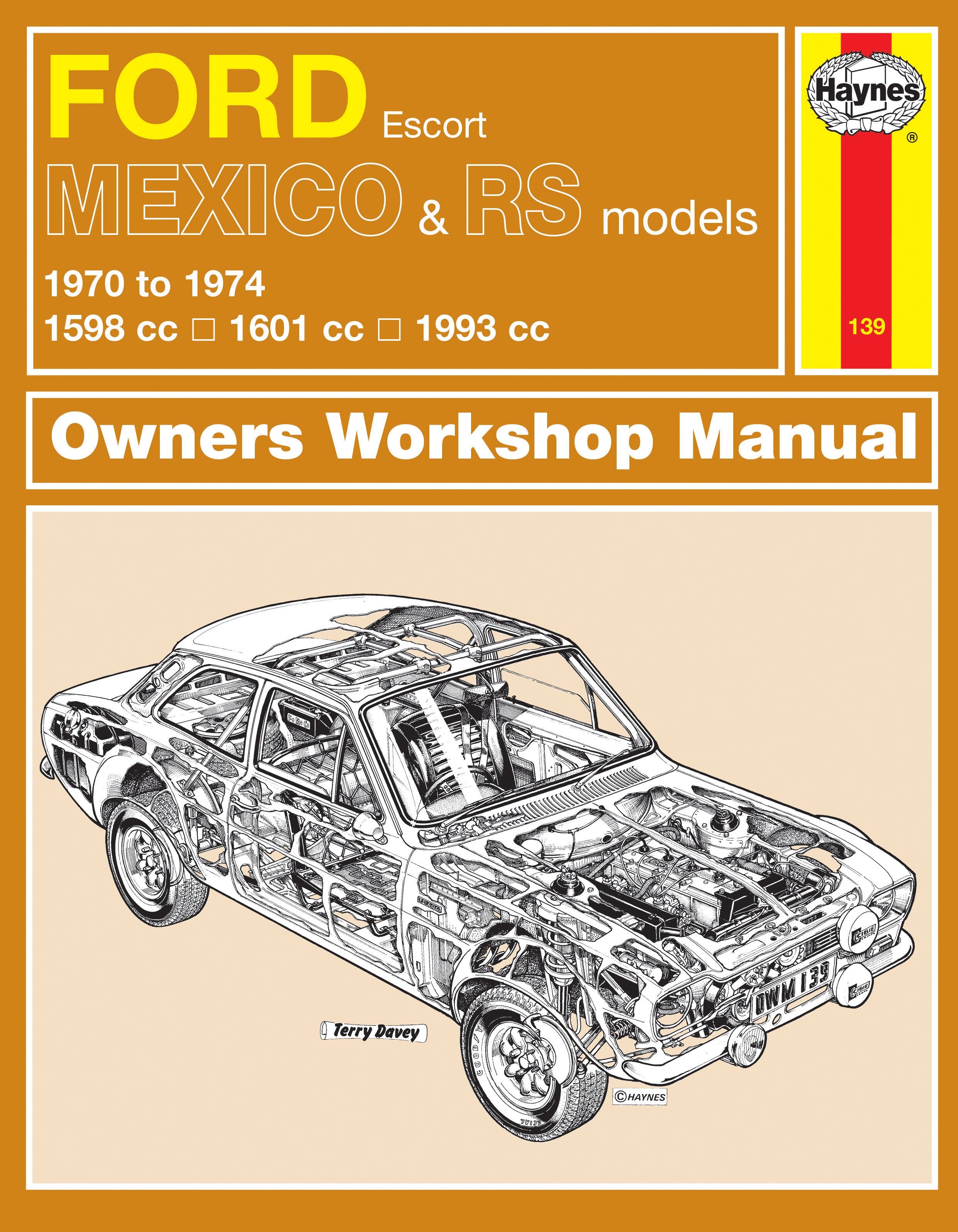 Ford Escort Mexico &amp; RS models 1970 - 1974