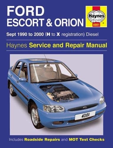 Ford Escort & Orion Diesel sept 1990 - 2000