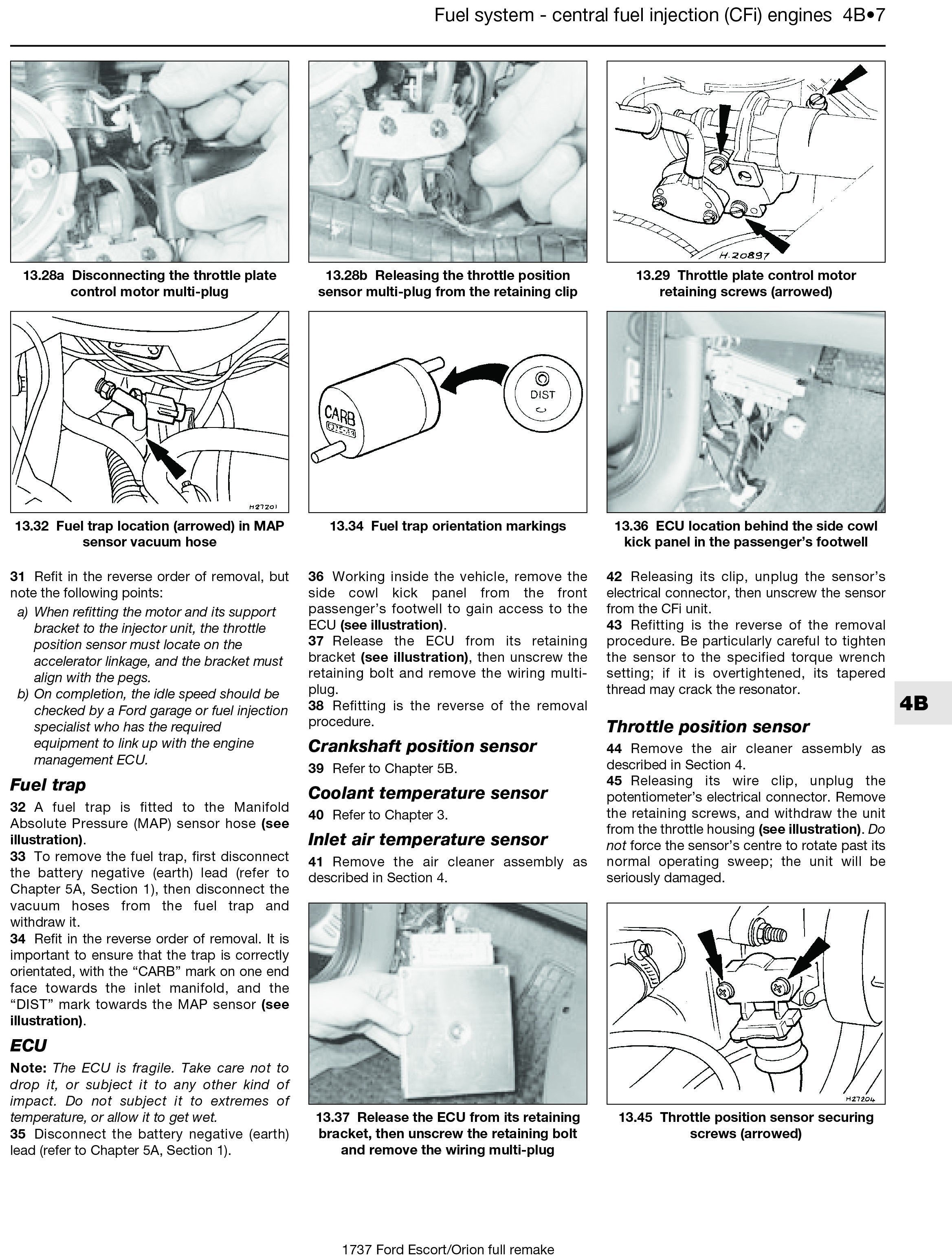 Ford Escort &amp; Orion Petrol (Sept 90 - 00) Haynes Repair Manual - Digital Edition