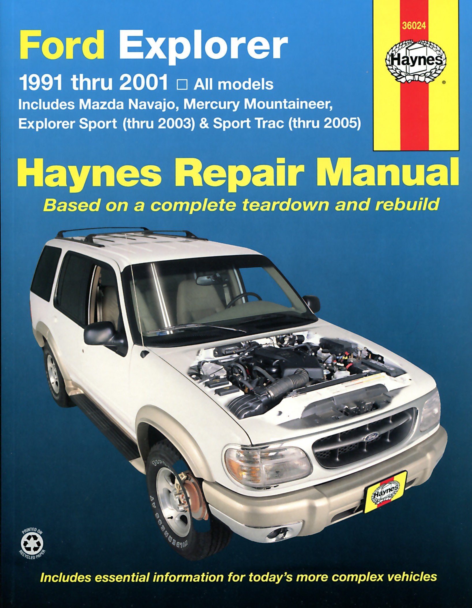 Ford Explorer/Mazda Navajo/Mercury Mounteneer 1991 - 2005