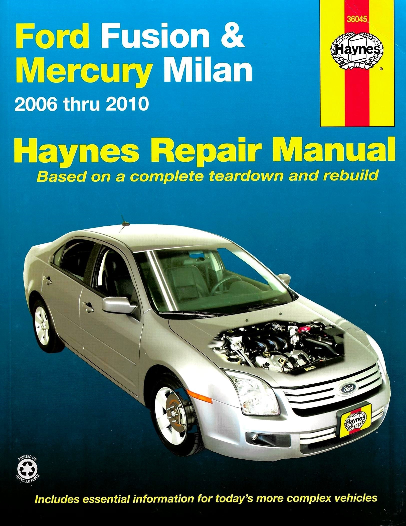 Ford Fusion/Mercury Milan 2006 - 2010