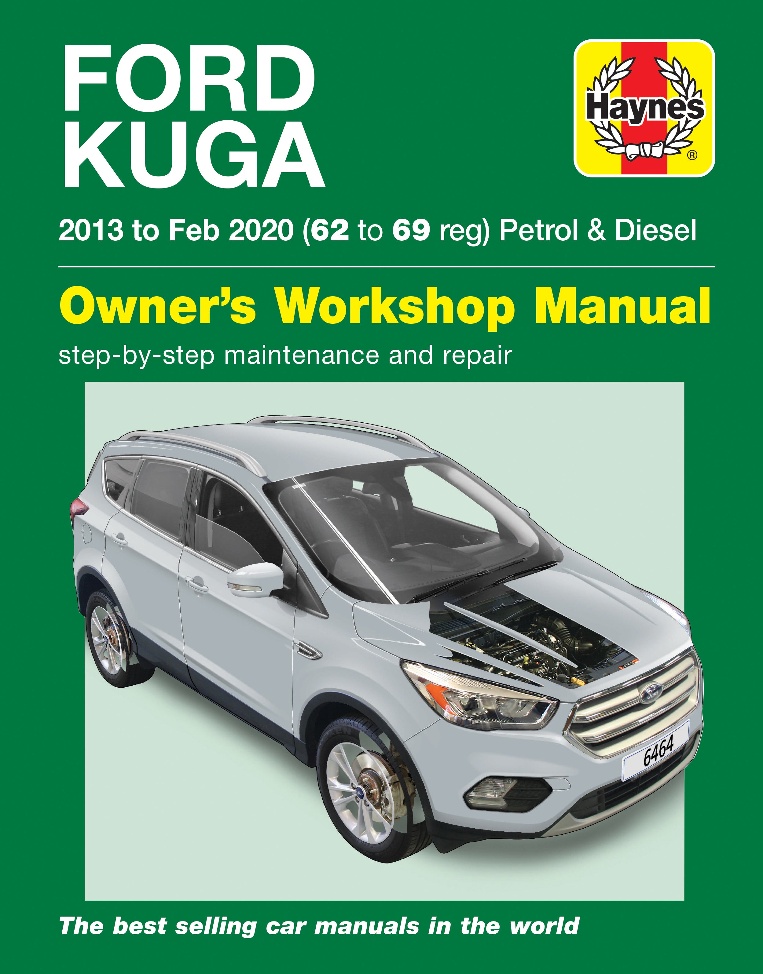 Ford Kuga 2013-20. Petrol &amp; Diesel. Owners Workshop Manual