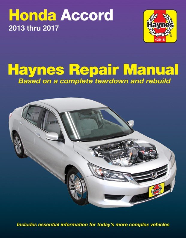 Honda Accord 2013 - 2017 Haynes Repair Manual