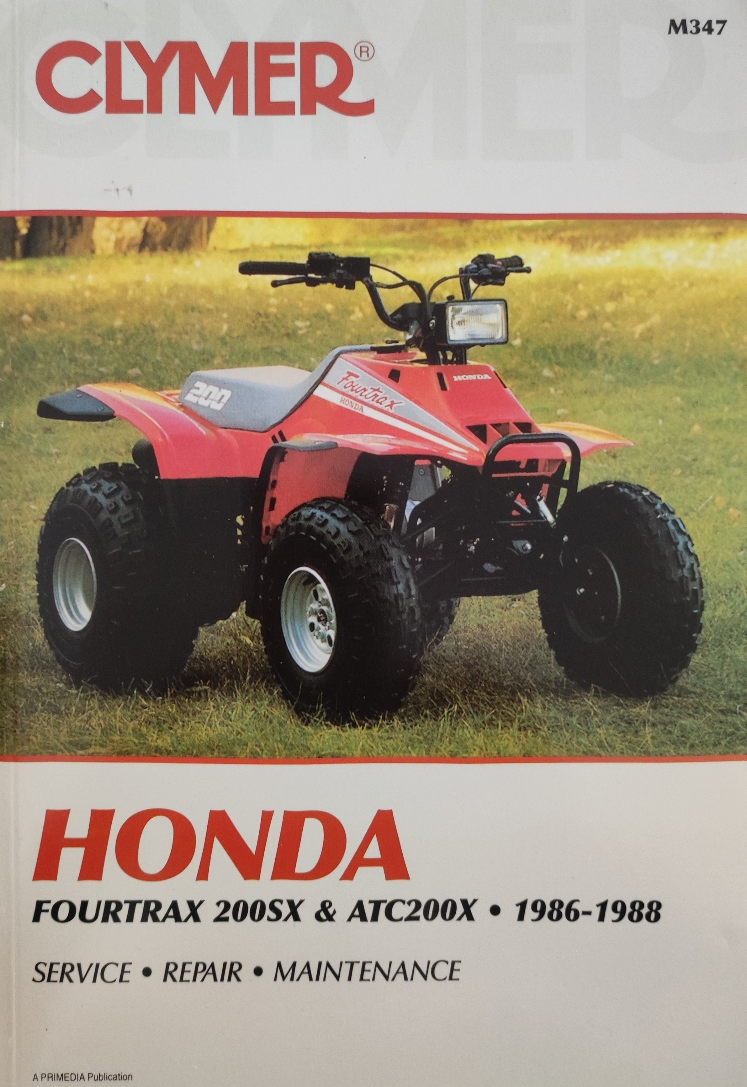 Honda ATC200X/Fourtrax 200SX 1986 - 1988