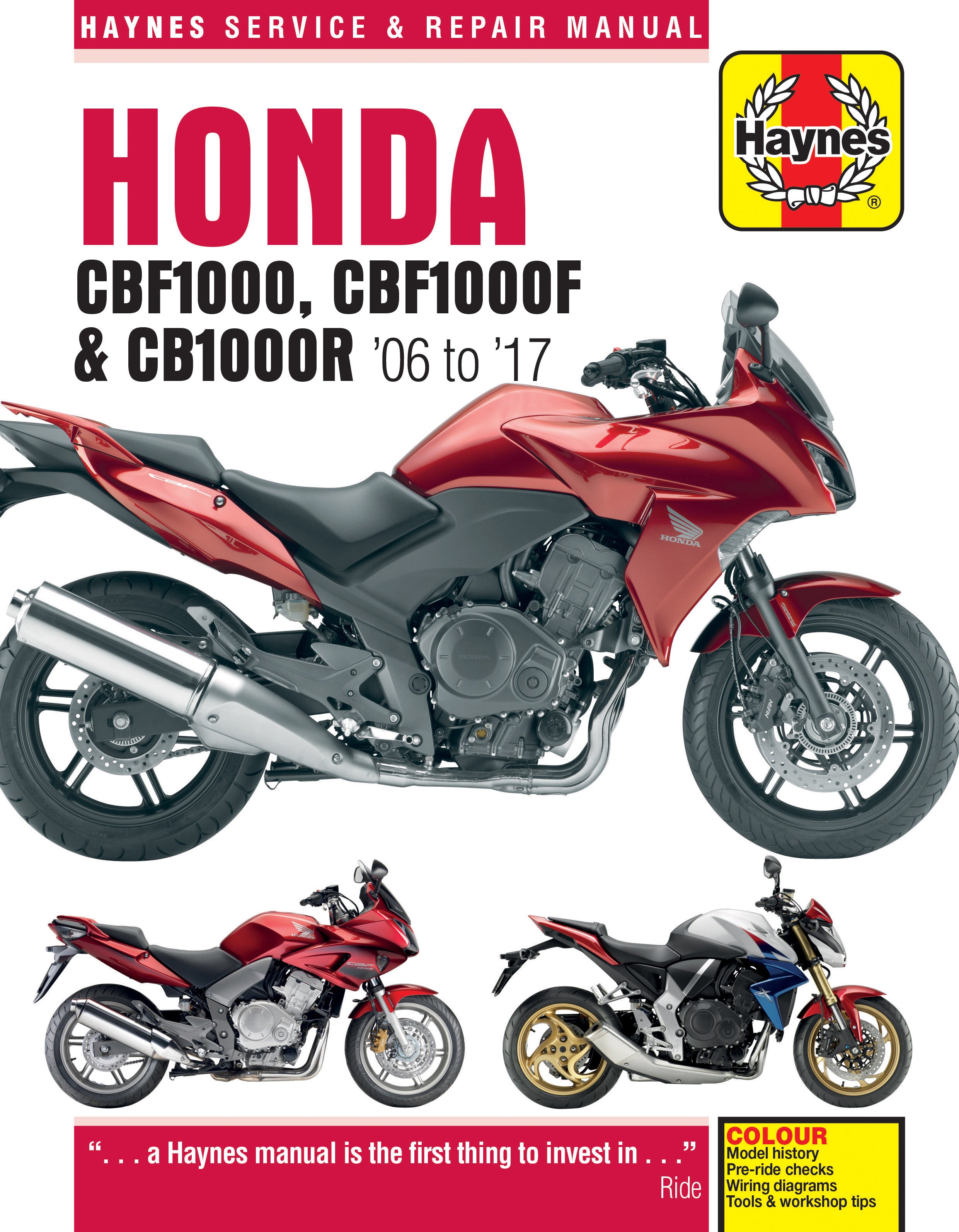 Honda CBF1000, CBF1000F &amp; CB1000R 06-17