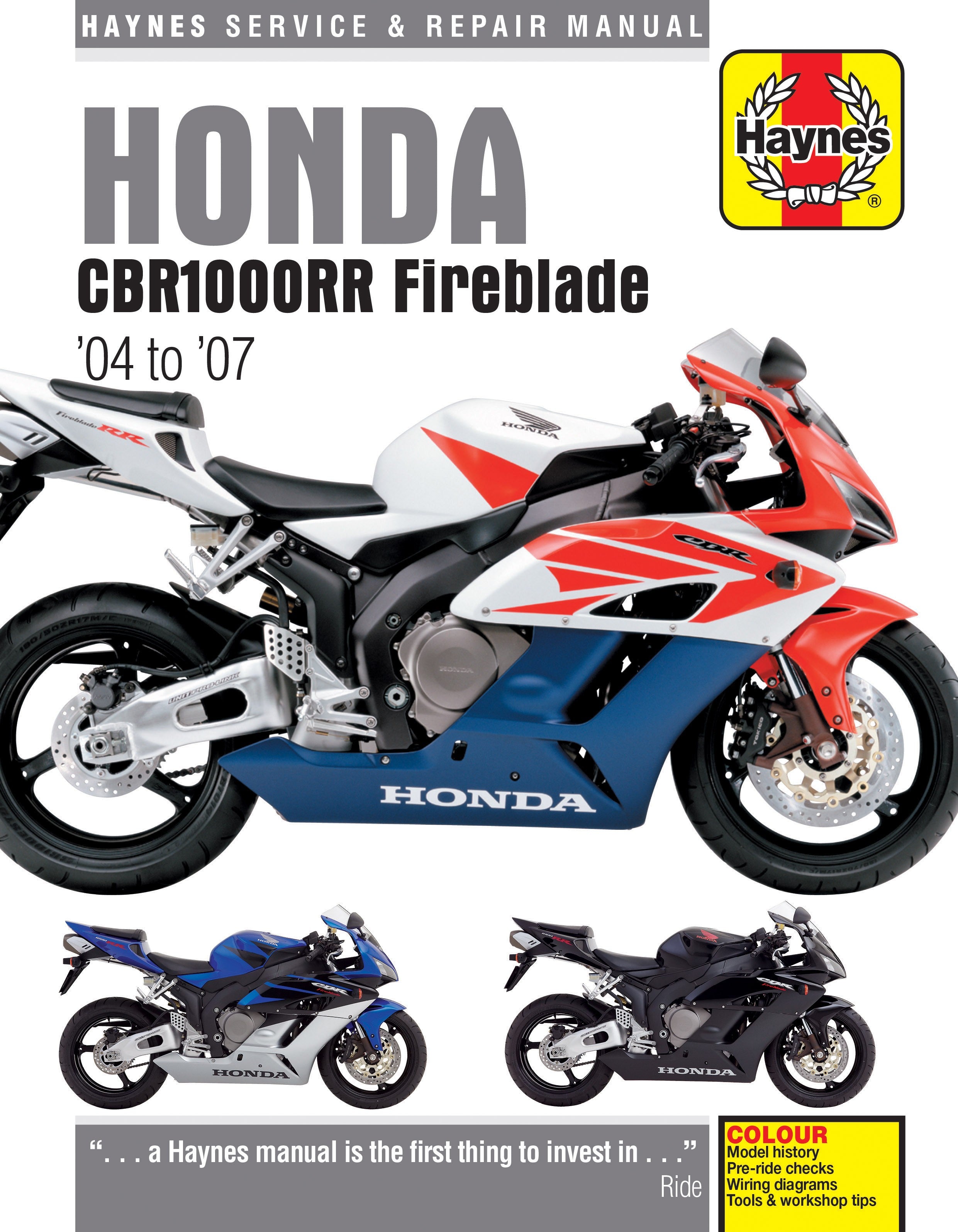 Honda CBR1000RR Fireblade 2004 - 2007