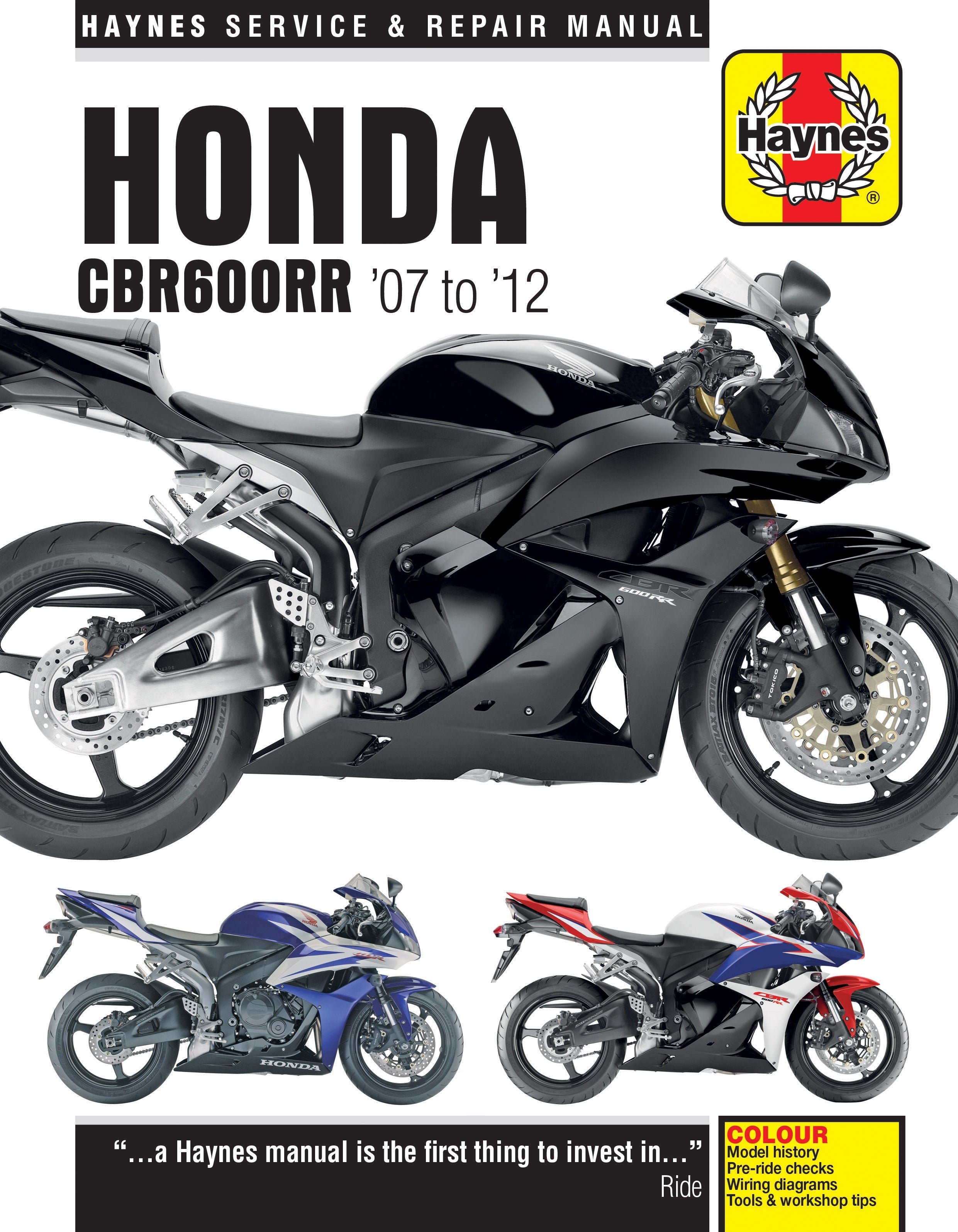 Honda CBR600 RR 2007 - 2012