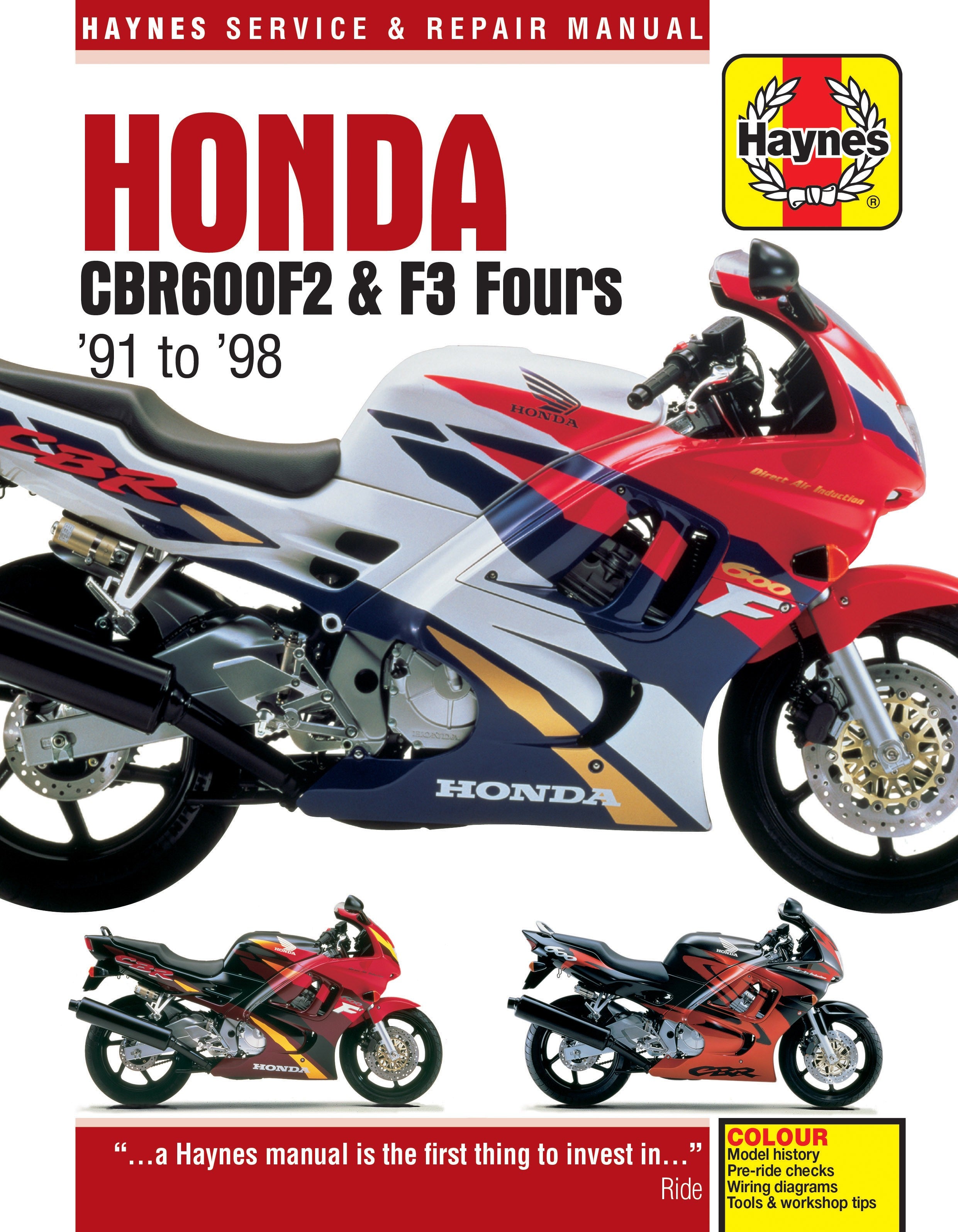 Honda CBR600F2 & F3 Fours 1991-1998