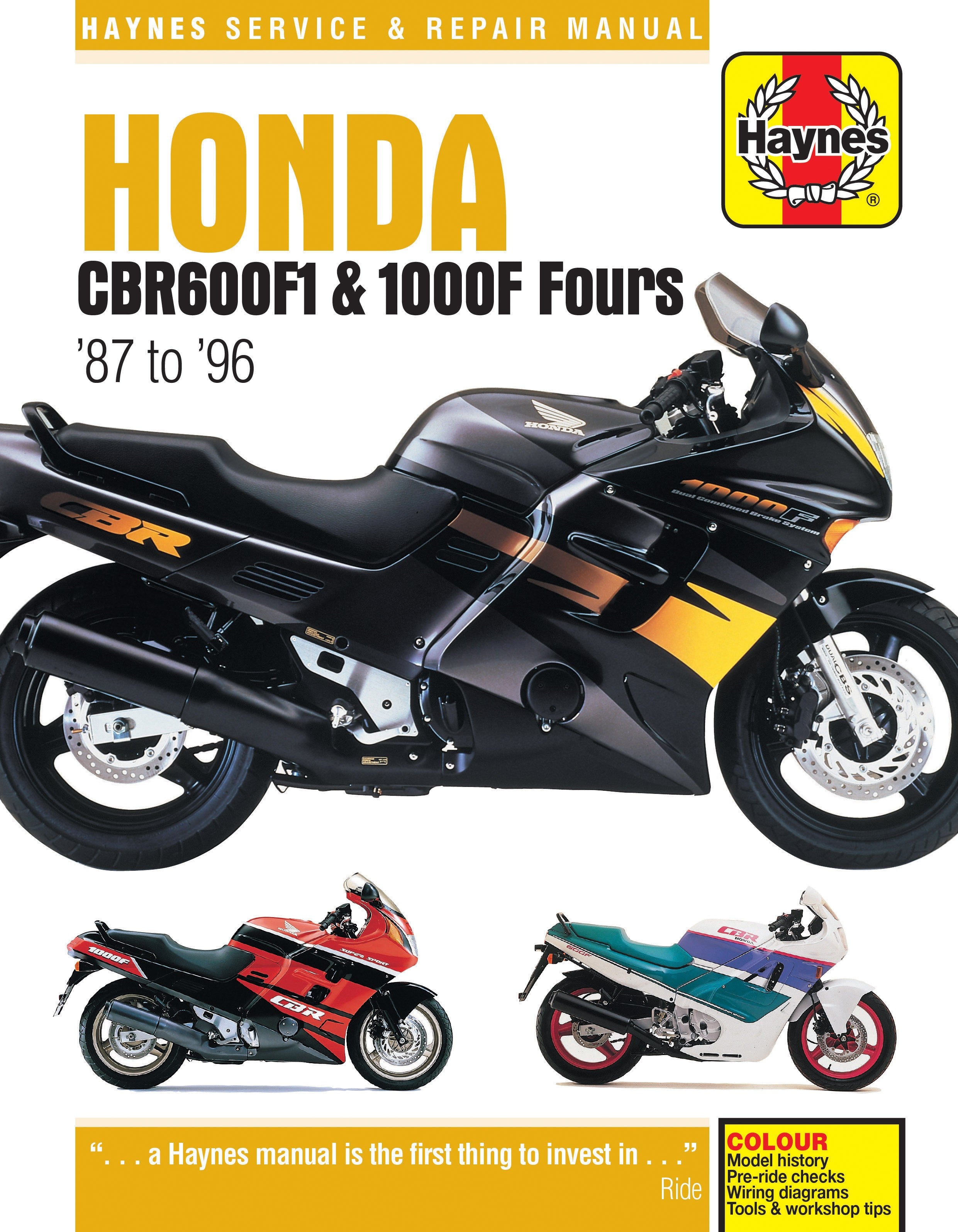 Honda CBR600FI & 1000F 1987-1996