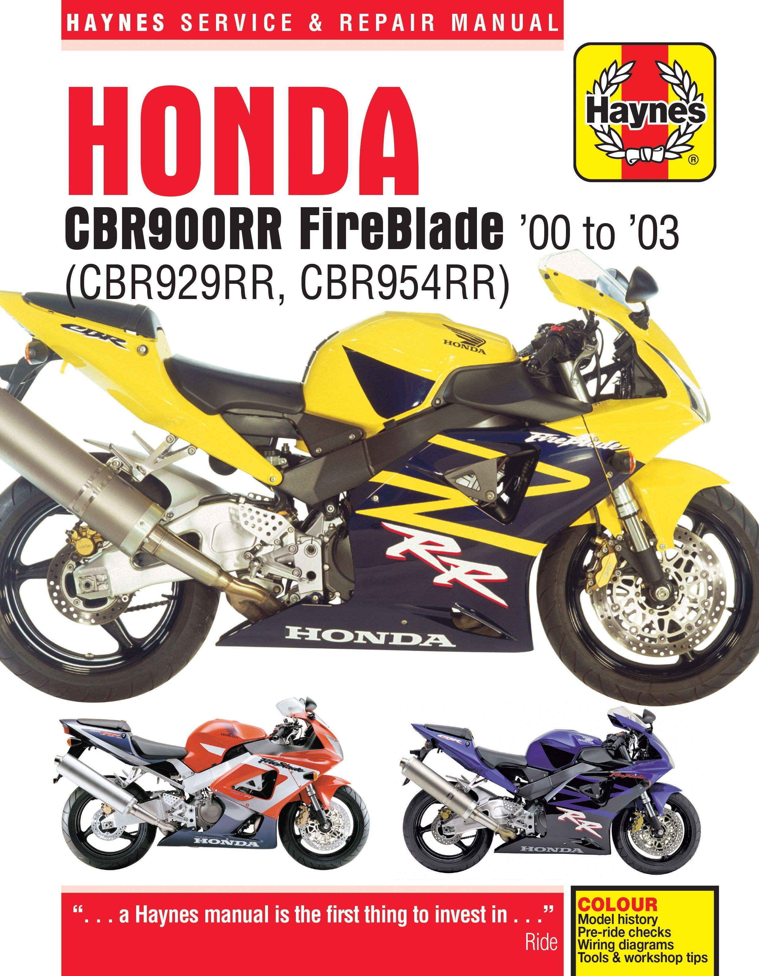 Honda CBR900RR Fireblade 2000-2003