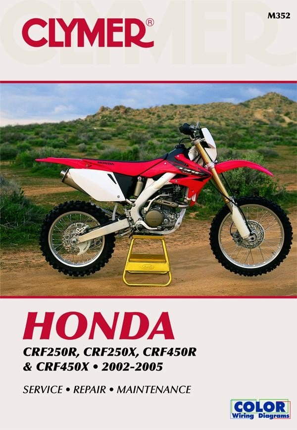 Honda CRF250 & CRF450 Series Motorcycle (2002-2005) Service Repair Manual Online Manual