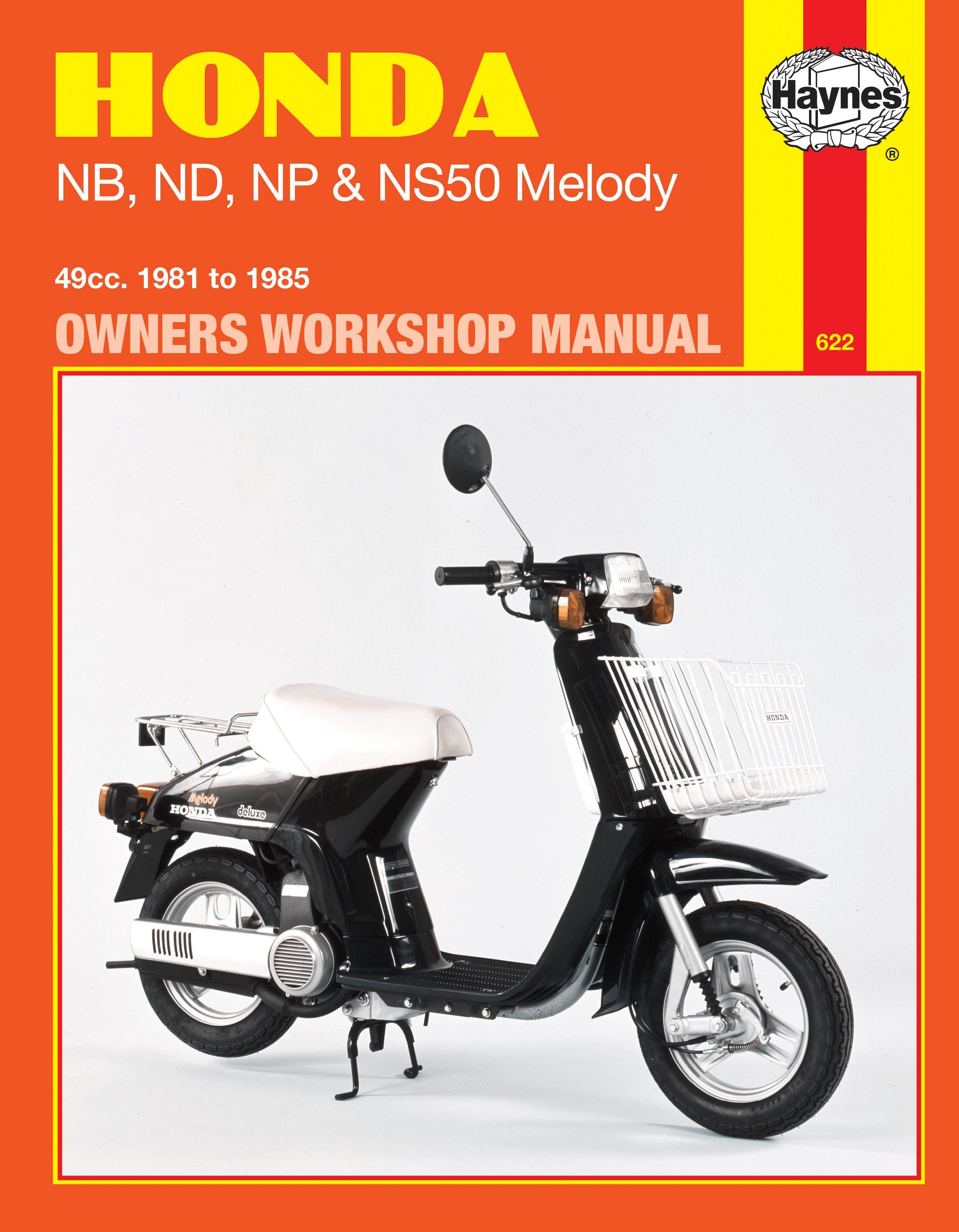 Honda NB, ND, NP &amp; NS50 Melody Owner's Workshop Manual