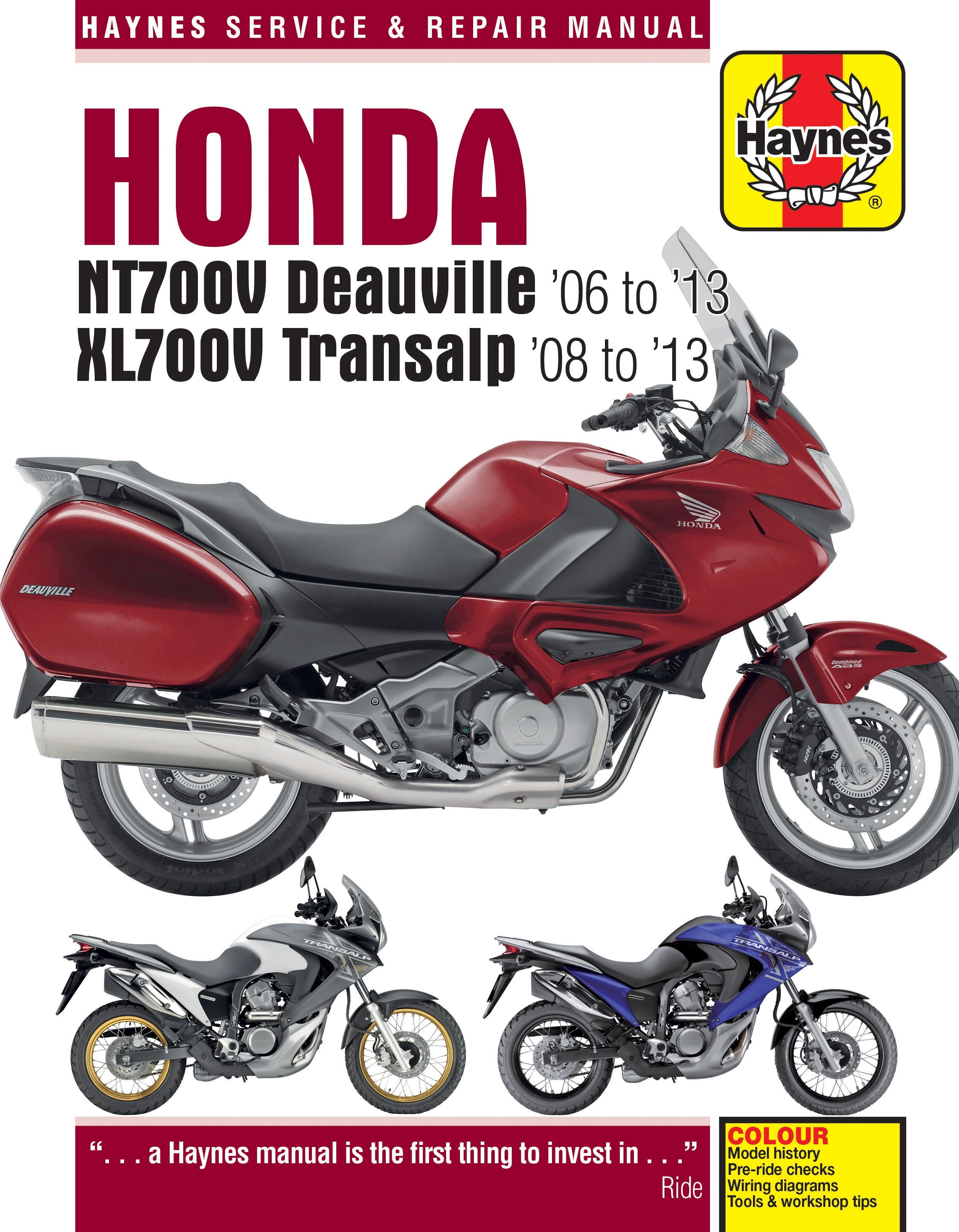 Honda NT700 Deauville/XL700V Transalp 2006 - 2013