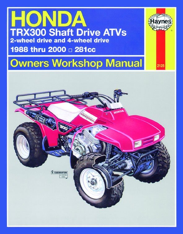 Honda TRX300 Shaft Drive ATVs 1988-2000