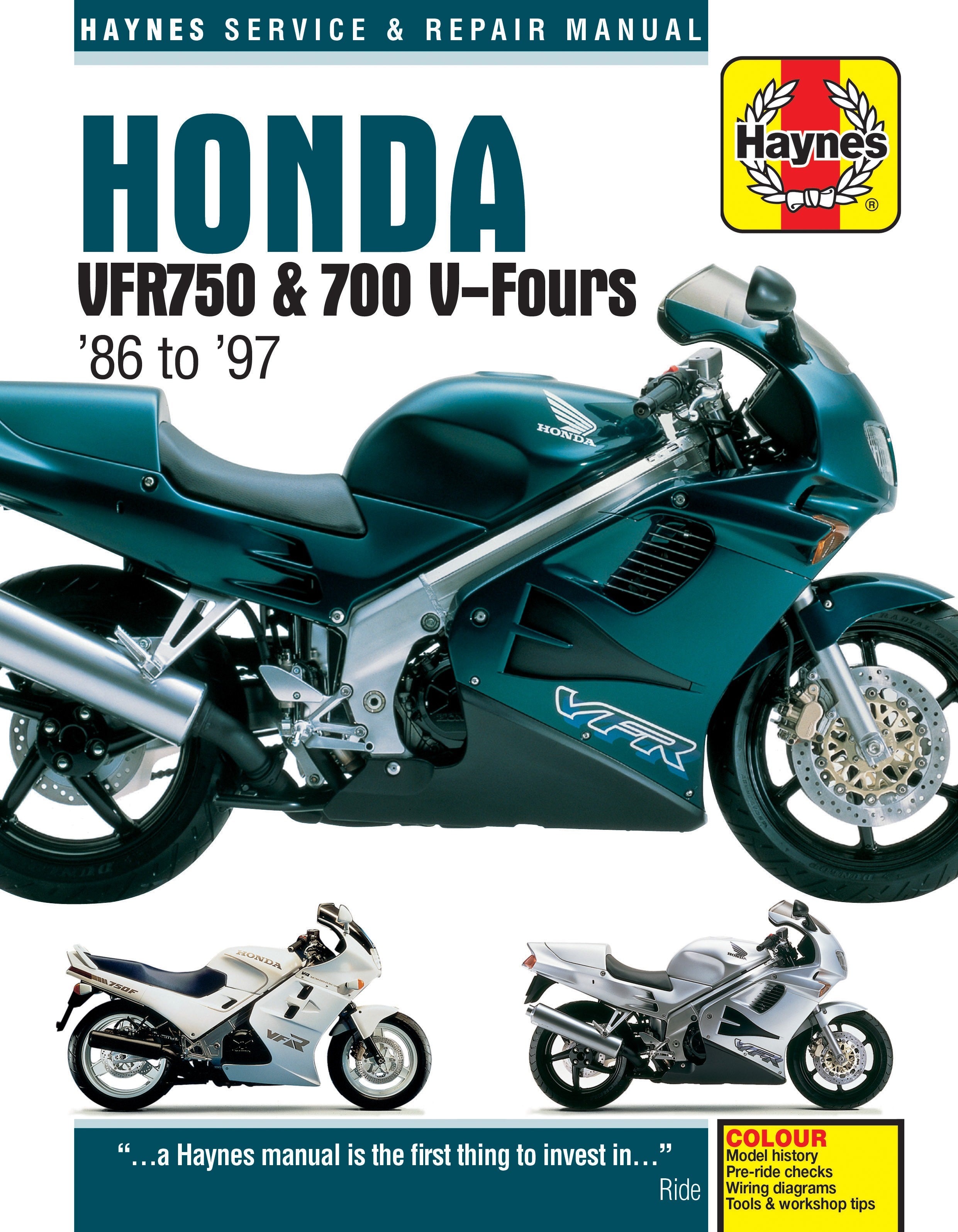 Honda VFR750 & 700 V-Fours 1986-1997