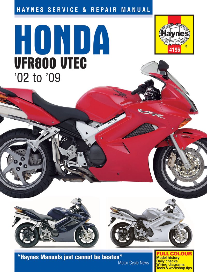 Honda VFR800 V-Tec V-Fours 2002-2009