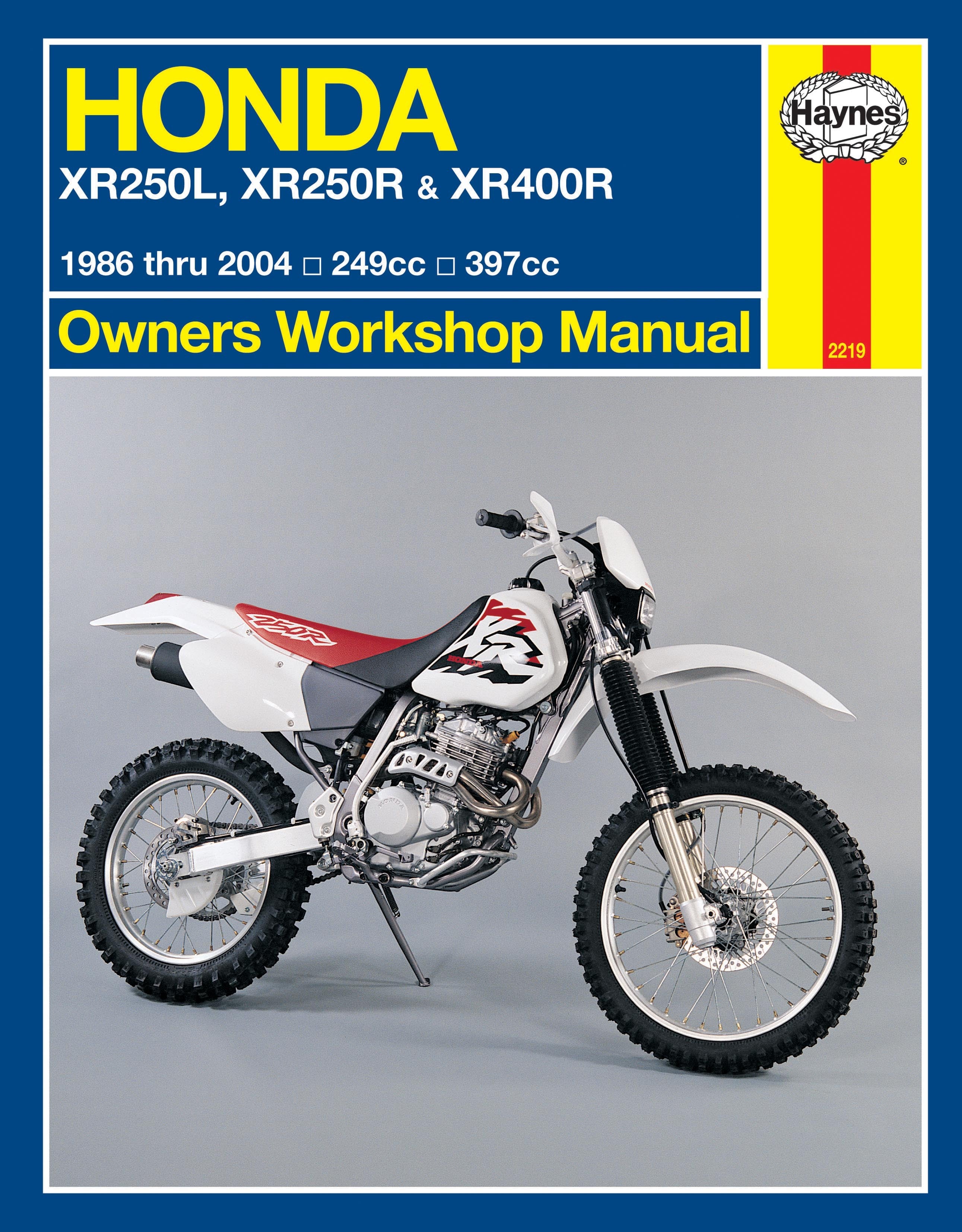 Honda XR250L, XR250R & XR400R 1986-2004