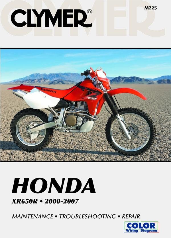 Honda XR650R Motorcycle (2000-2007) Service Repair Manual Online Manual