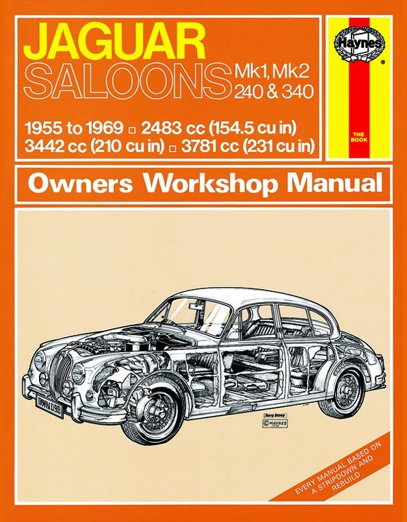 Jaguar MkI &amp; II, 240 &amp; 340 (55 - 69) Haynes Repair Manual - Digital Edition