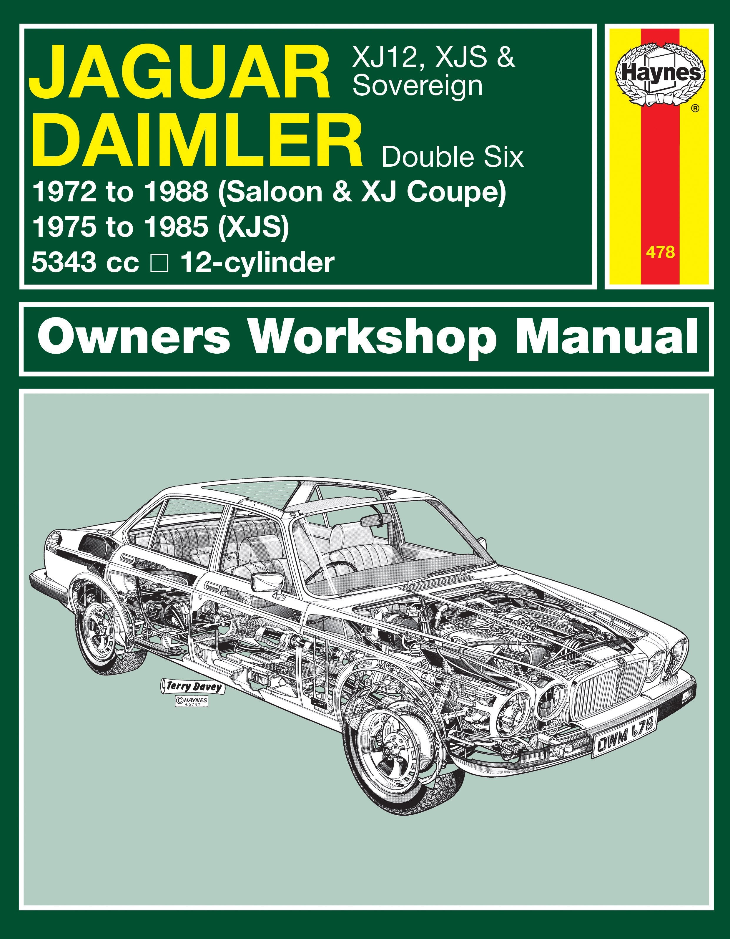 Jaguar XJ12, XJS & Sovereing/Daimler Double Six 1972 - 1988