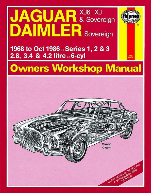 Jaguar XJ6, XJ &amp; Sovereign, Daimler Sovereign (68 - Oct 86) Haynes Repair Manual - Digital Edition