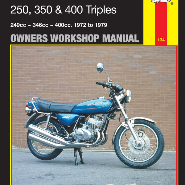 Kawasaki 250, 350 & 400 Triples (72 - 79) Haynes Repair Manual - Digital  Edition