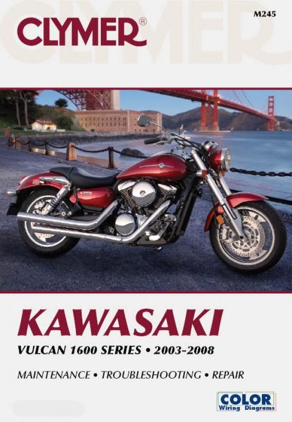 Kawasaki Vulcan 1600 Series Motorcycle (2003-2008) Service Repair Manual Online Manual