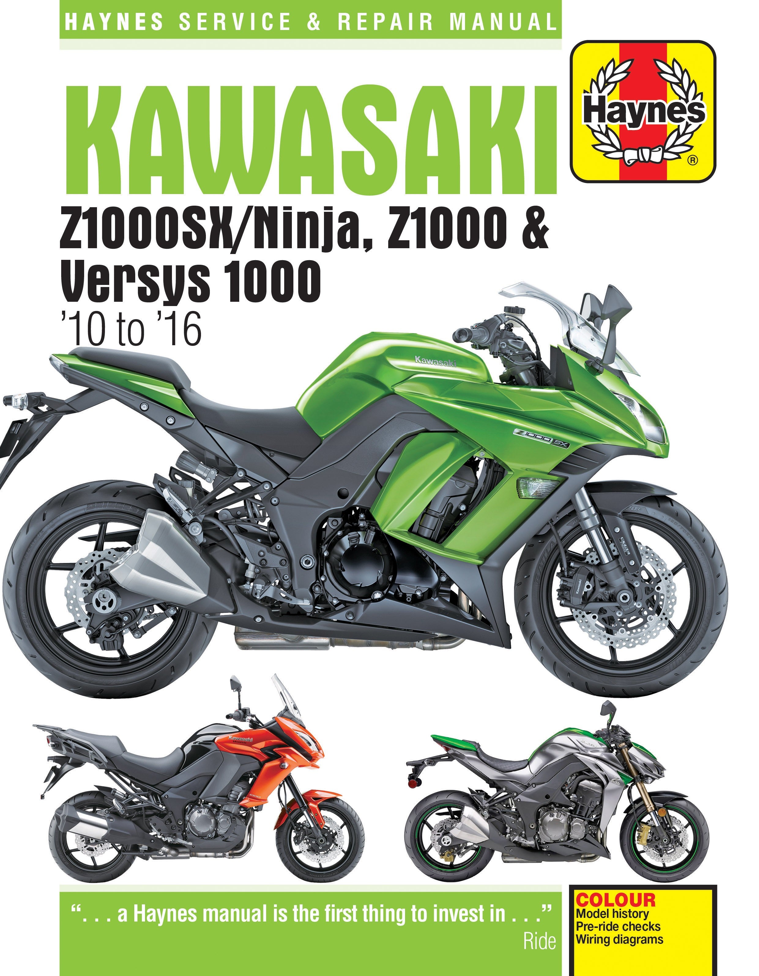 Kawasaki Z1000SX/Ninja, Z1000&Versys 1000S 10-16