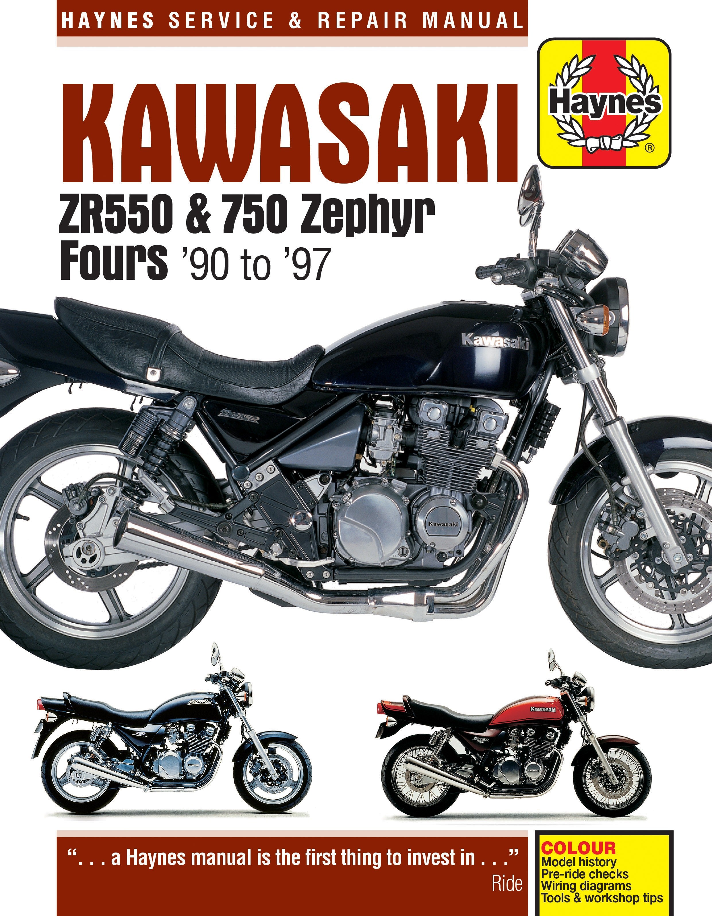 Kawasaki ZR550 & 750 Zephyr Fours 1990 - 1997