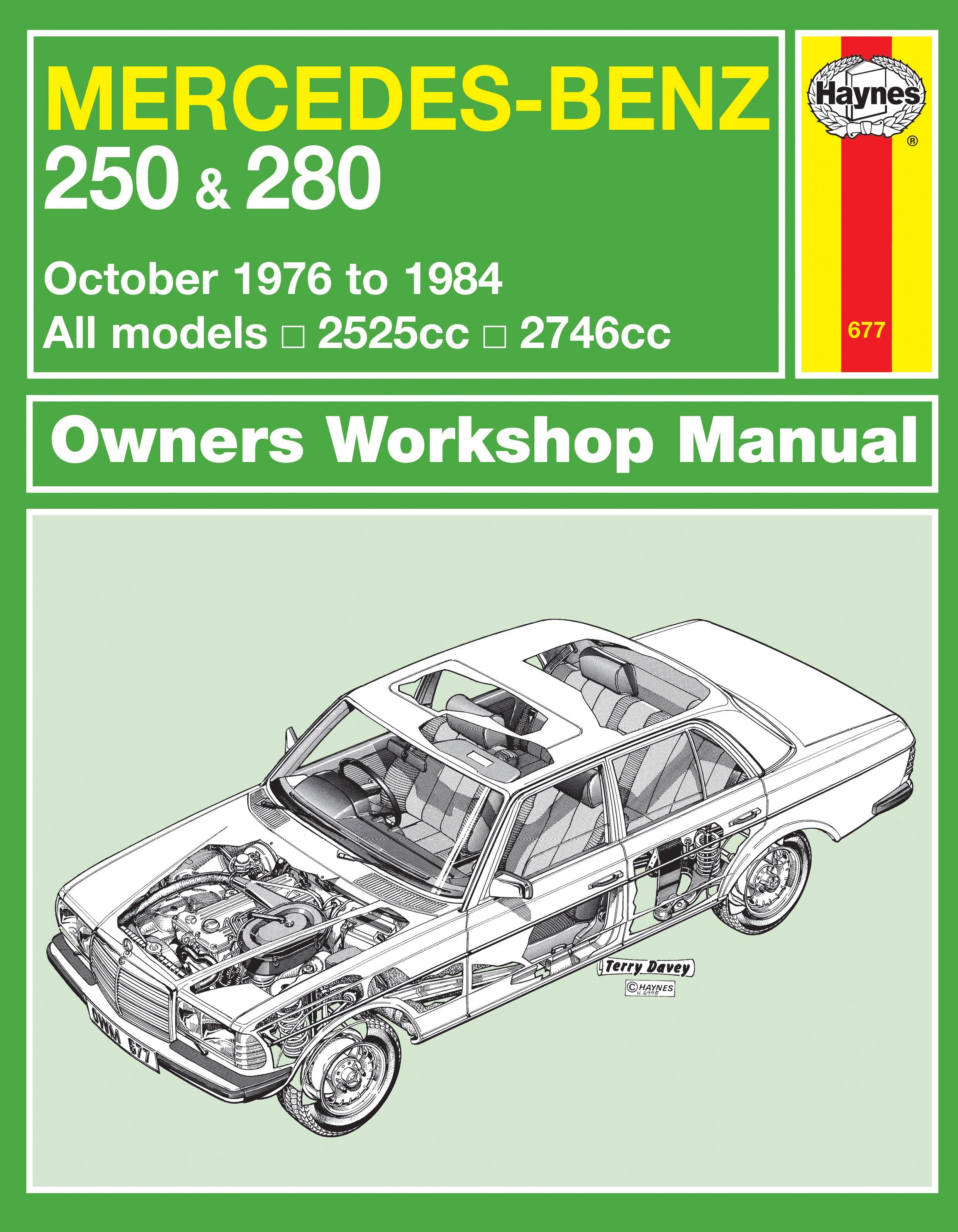 Mercedes 250/280 W123 1976-1984 Classic Reprint