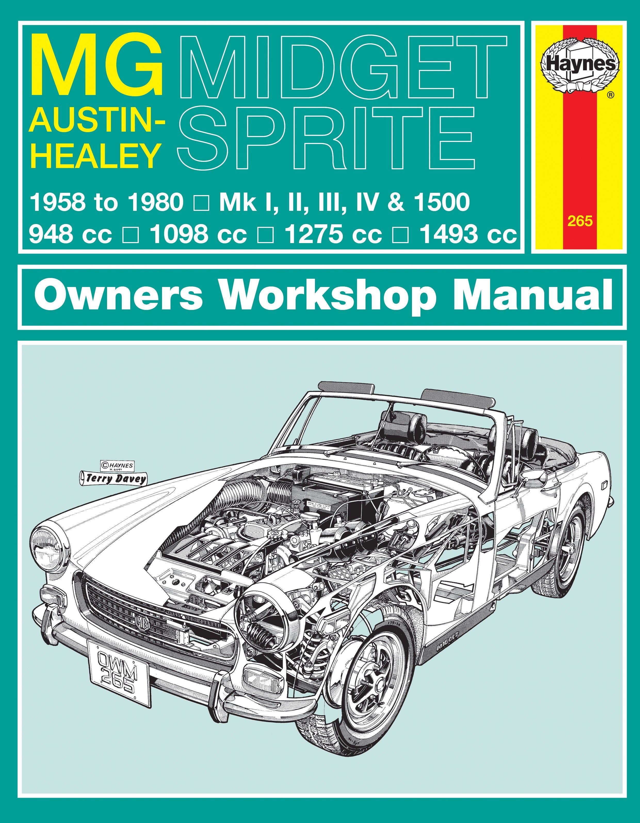 MG Midget/Austin-Healey Sprite 1958 - 1980 Classic Reprint