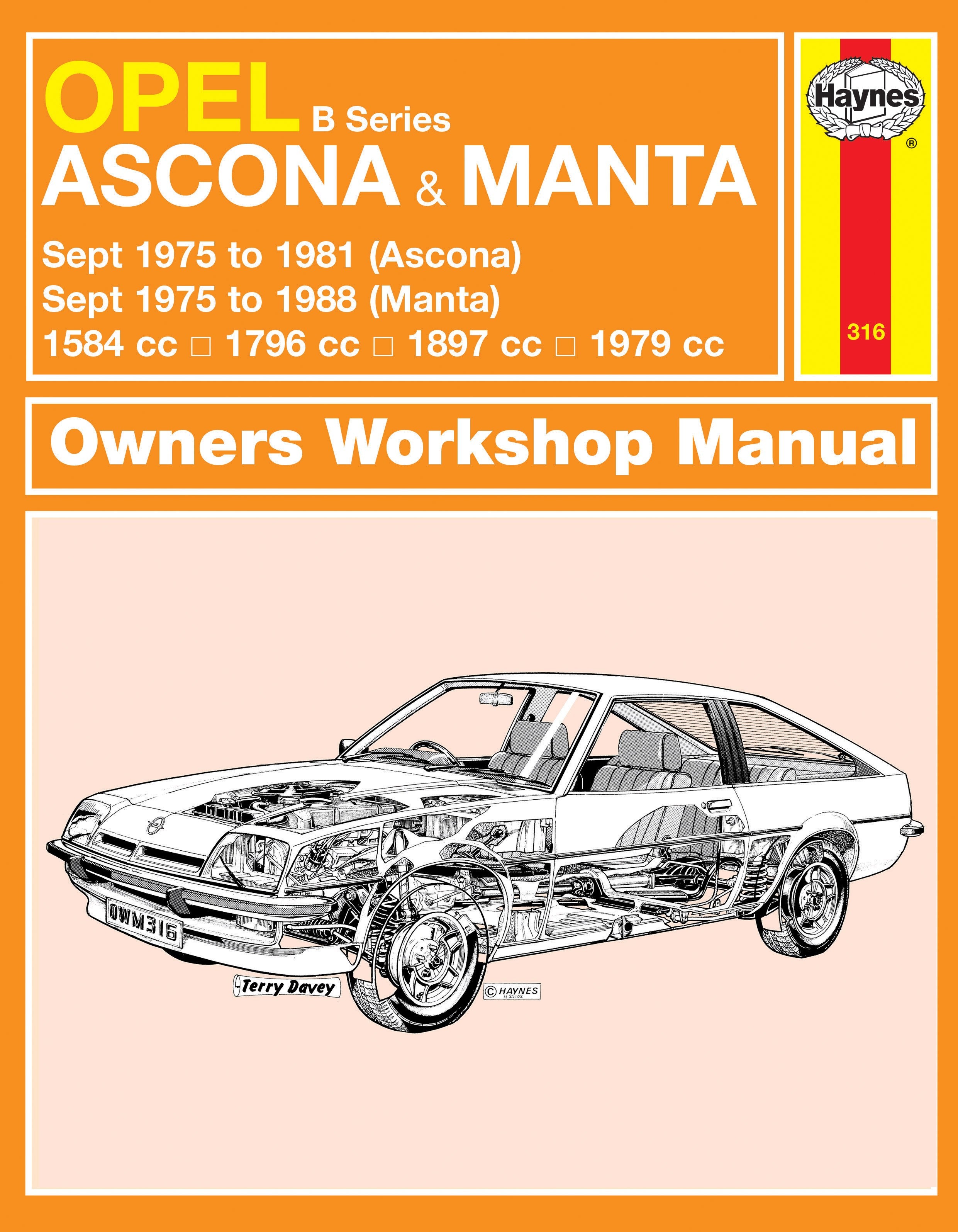 Opel Ascona/Manta B 1975 - 1988 Classic Reprint