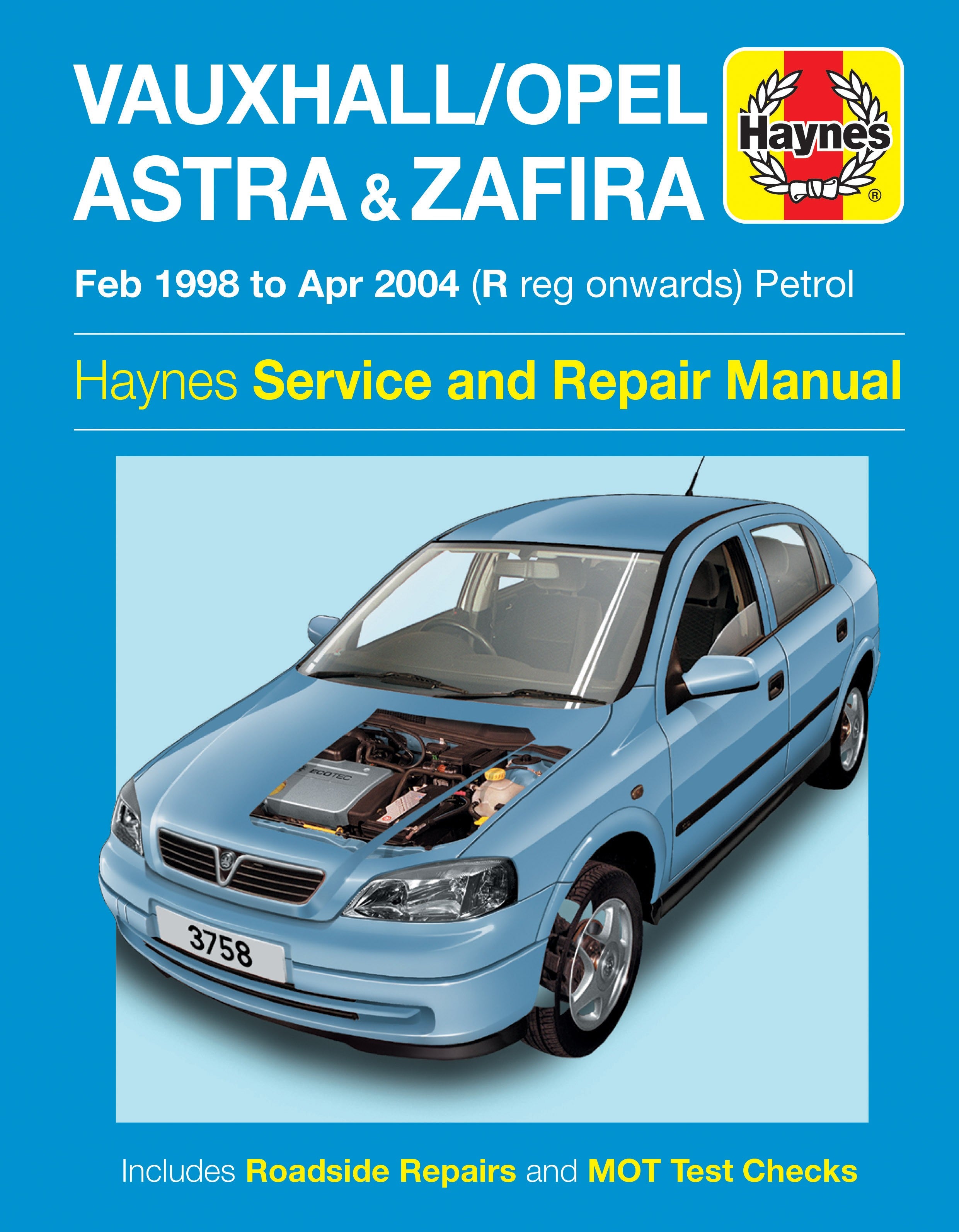 Opel Astra & Zafira bens. 2/1998 - 4/2004